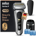 Braun Folienrasierer, wasserdicht, Silber