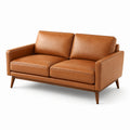 2-Sitzer Sofa Leder Cognac 150x85x80 cm