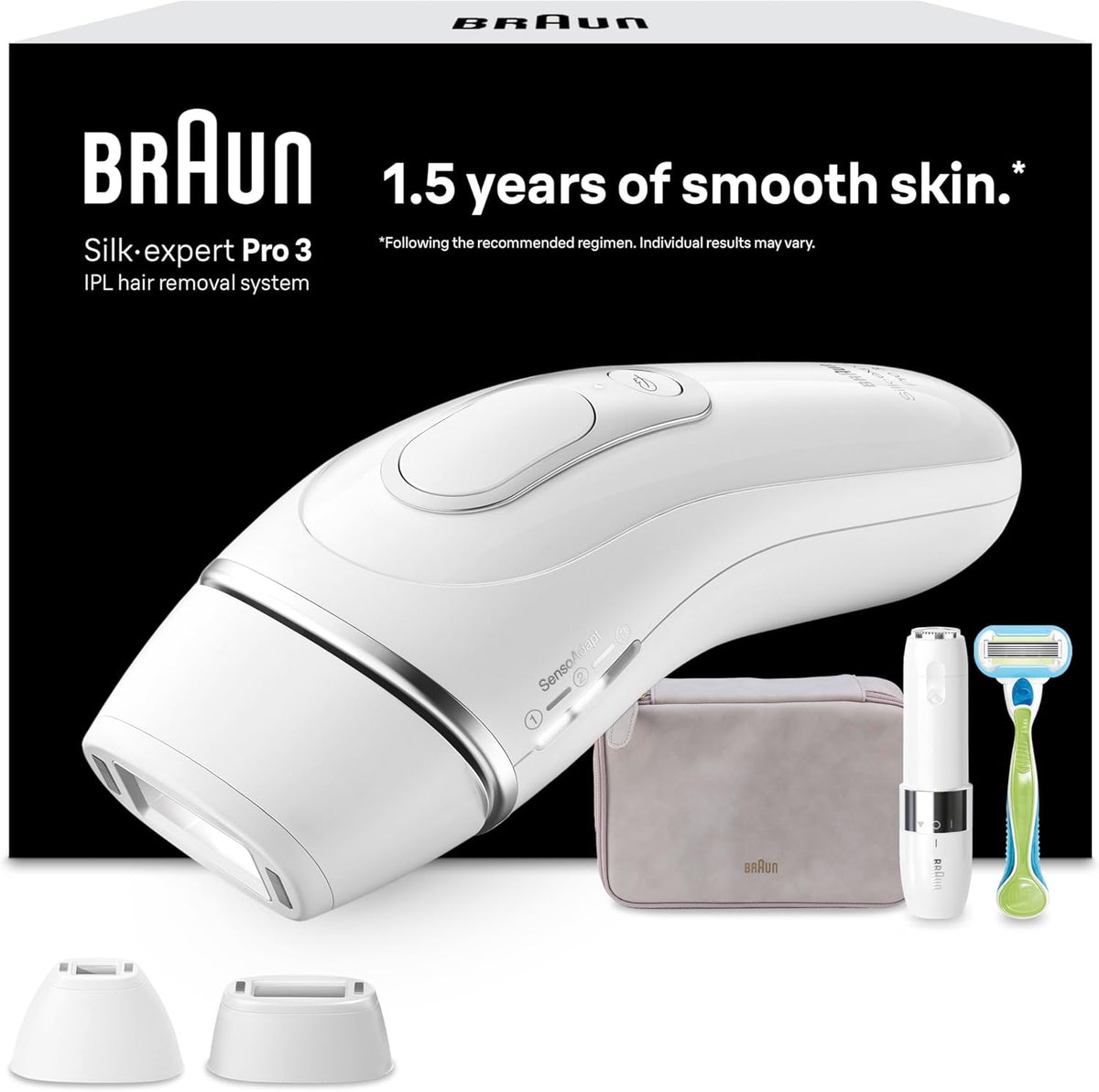 Braun PL3136 Systeme, Weiß/Silber