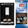 Melitta E950-101 Kaffeevollautomat, 15 Bar, höhenverstellbar, mit LED, Schwarz/Silber