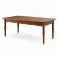 Esstisch rechteckig Nussbaum Holz 180x90x75 cm