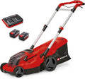 Einhell Rasenmäher, 45 L, 36 V, 4,0 Ah, klappbar, höhenverstellbar, kabellos, Rot/Schwarz