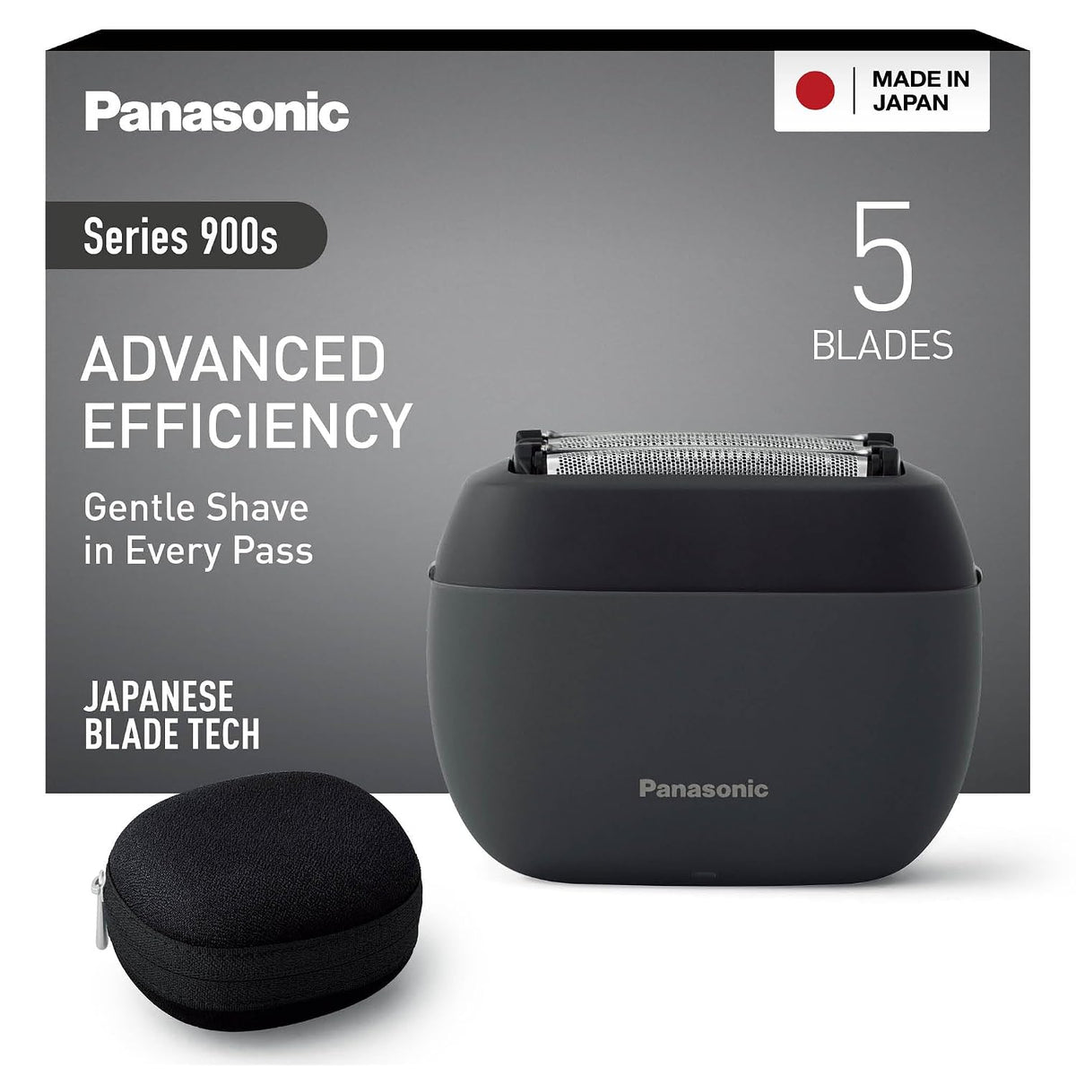 Panasonic ES-PV3B-K803 Folienrasierer, mit USB, wasserdicht, Anthrazit