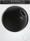 Haier A-25 Waschmaschine, 85 × 60 × 53 cm, 8 kg, Weiß/Schwarz