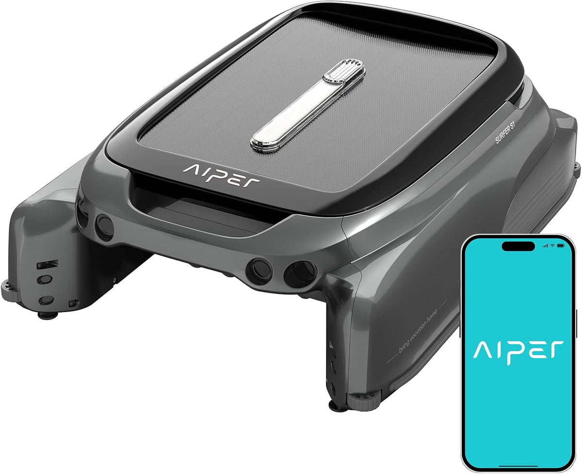 AIPER S1 Poolroboter, Grau/Schwarz