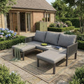Gartenmöbel-Set, für den Garten, Grau, Lahoomu