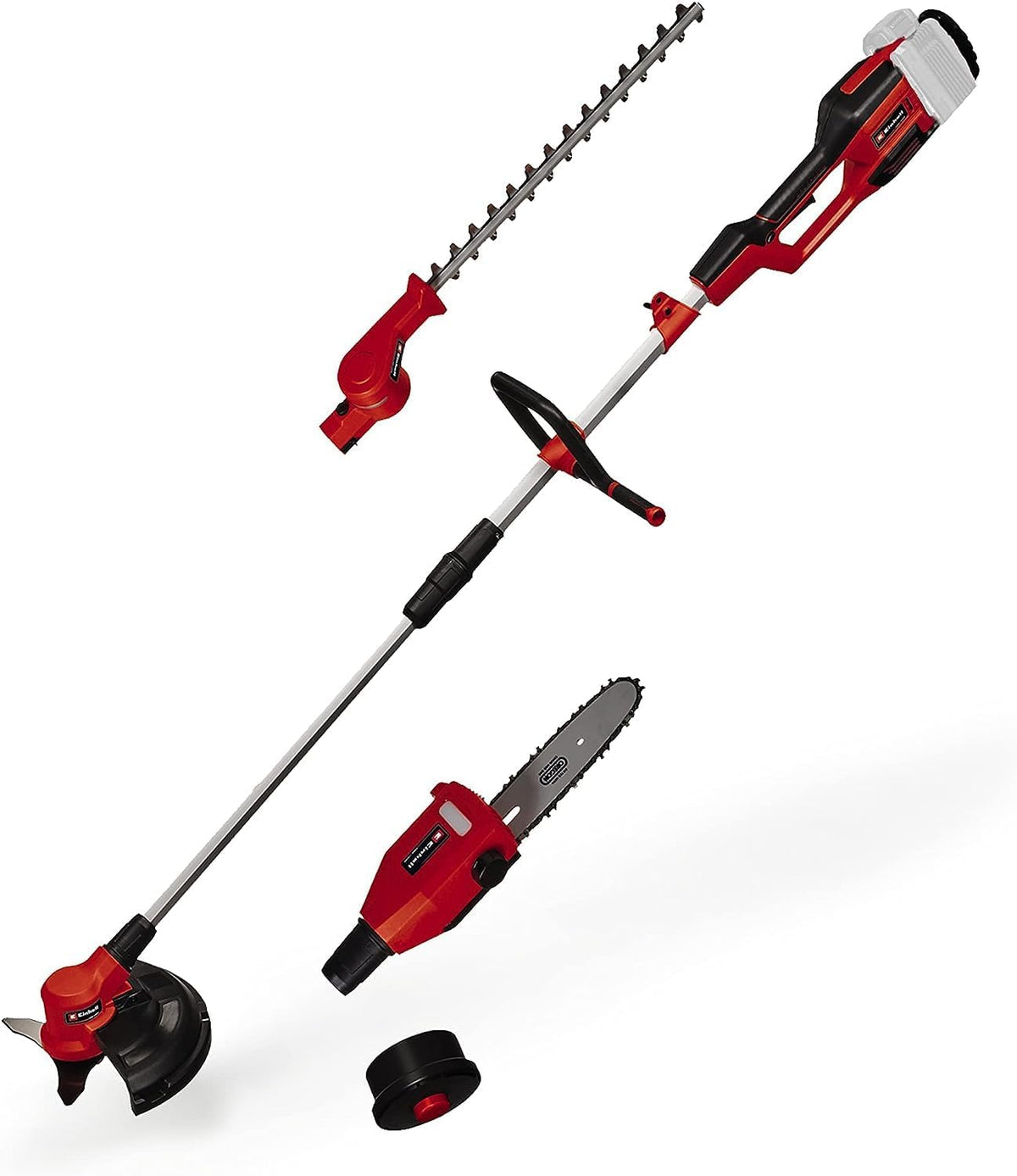 Einhell Kettensäge, ohne Akku, verstellbar, Rot/Schwarz/Silber