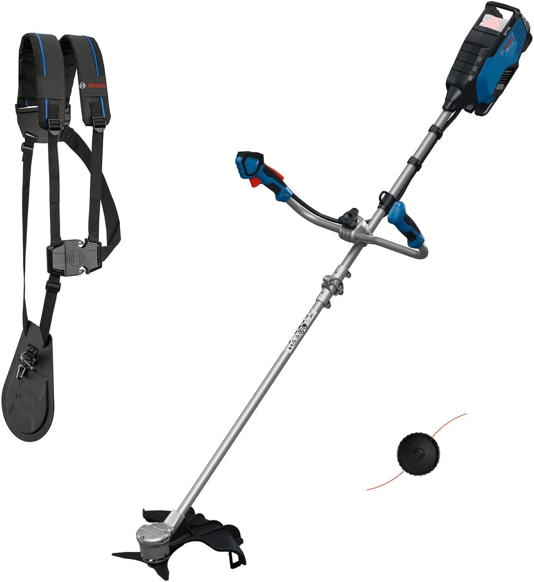 Bosch GFR18V-25 Rasentrimmer, 25 cm, ohne Akku, bürstenlos, Schwarz/Blau/Silber