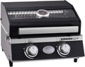 RÖSLE G2-P Propangrills, aus Edelstahl und Stahl, Schwarz/Silber