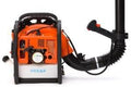Laubbläser Kraftvol 65ccm Motor benzin, Orange/Schwarz, TIMBERPRO