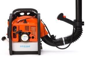 Laubbläser Kraftvol 65ccm Motor benzin, Orange/Schwarz, TIMBERPRO