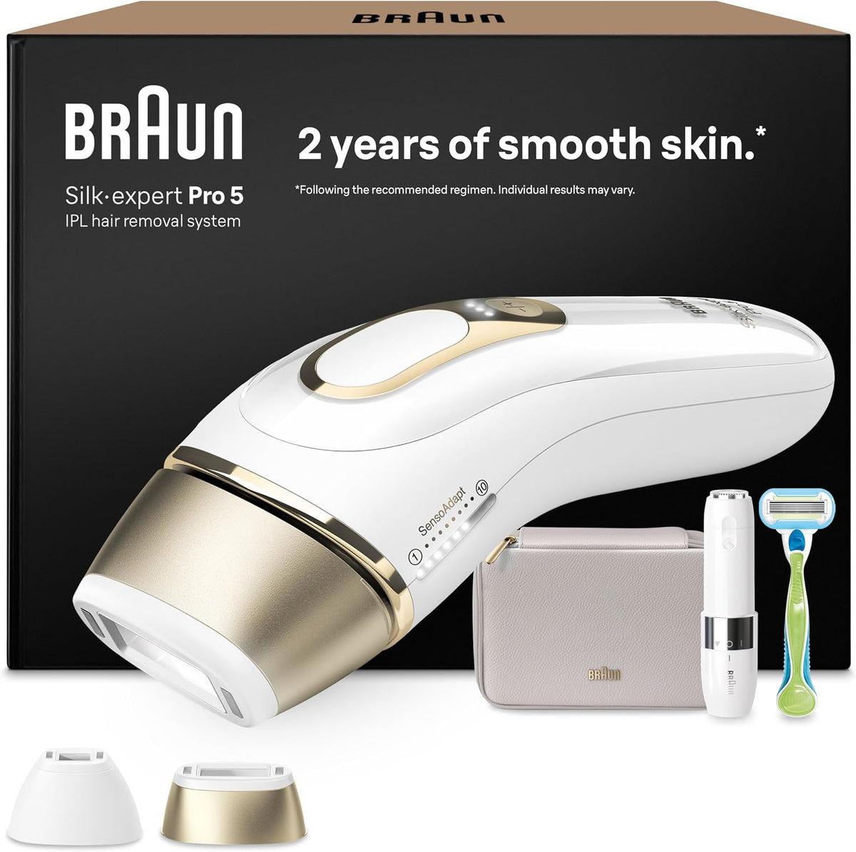 Braun PL5156 Systeme, Weiß/Gold