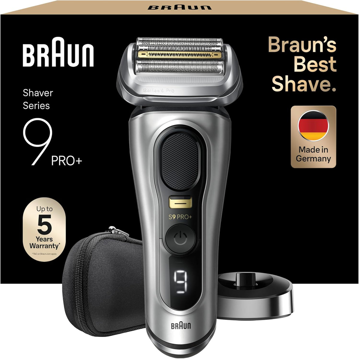 Braun Folienrasierer, wasserdicht, Silber