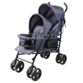 BAMBISOL Kinderwagen-Set, klappbar, verstellbar, mit Liegeposition, Marineblau