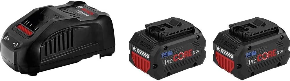 Bosch ProCORE18V Werkzeugakkus, 5.5 Ah, Schwarz/Rot