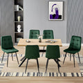 Essgruppe, 140 × 80 × 76 cm, aus Metall, verstellbar, für das Wohnzimmer und die Küche, LEWE