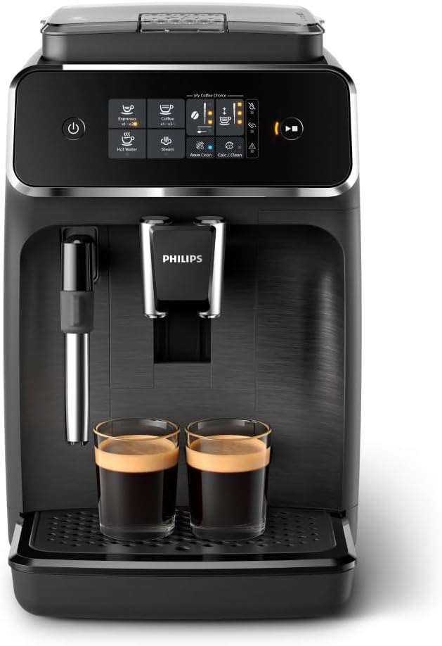 Philips EP2220/10 Kaffeevollautomat, Mattschwarz, aus Keramik