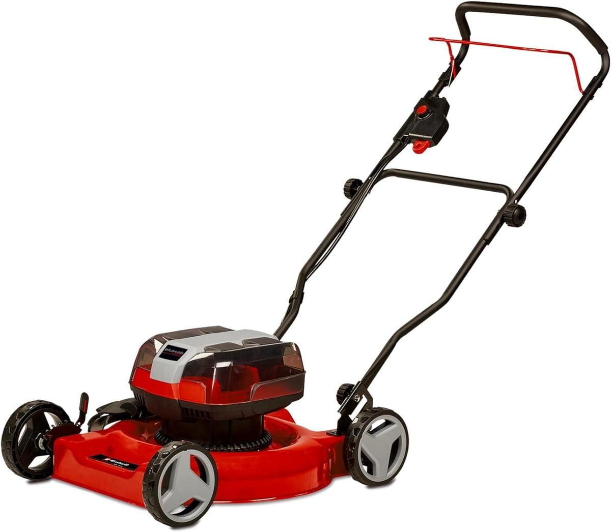 Einhell Rasenmäher, 30–75 mm, 36 V, 1000 m², 48 cm, ohne Akku, klappbar, höhenverstellbar, Rot/Schwarz