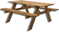 Picknicktisch, 164 × 150 × 77 cm, Braun, SUNWOOD