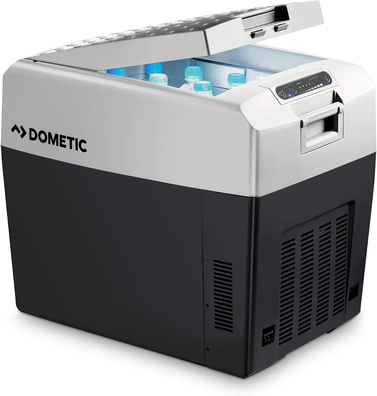 DOMETIC TCX35 Kühlschränke, 33 L, 24 V, 230 V, für Camping, Silber/Schwarz
