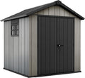 Gerätehaus, 230 × 223,8 × 242 cm, 8,4 m³, Grau/Schwarz, Keter