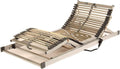 TECHNO-FLEX Lattenroste, 90 × 200 cm, verstellbar, mit Fernbedienung, Beige/Schwarz