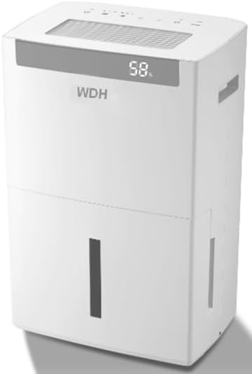 WDH WDH-870FW Luftentfeuchter, 70 L, mit WLAN, mit LED, mit Timer, Weiß