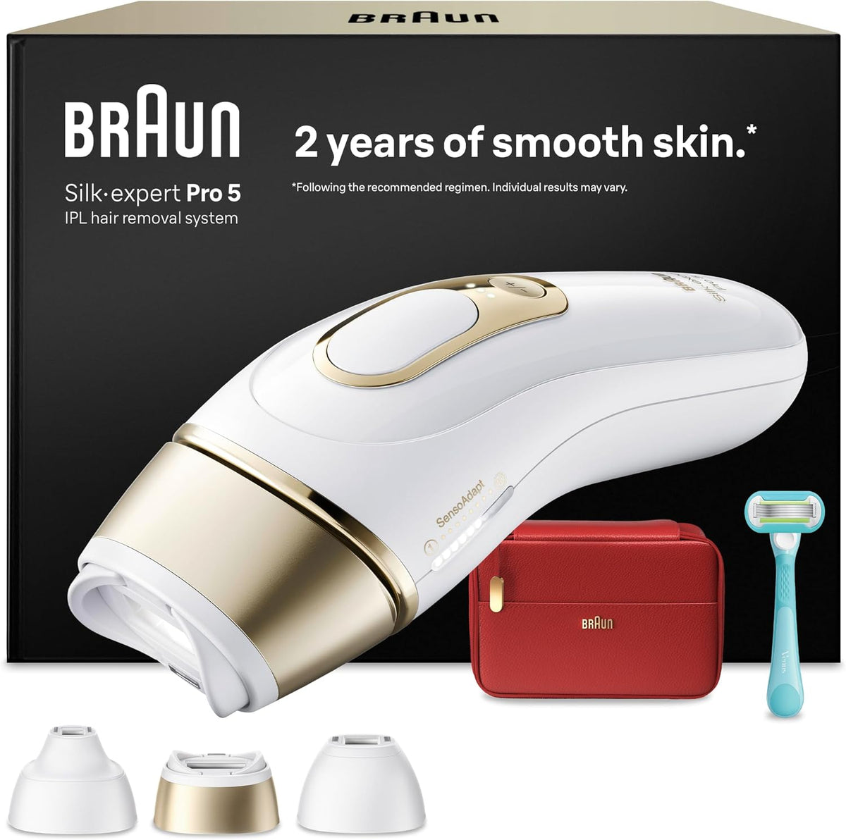 Braun PL5321 Systeme, Weiß/Gold