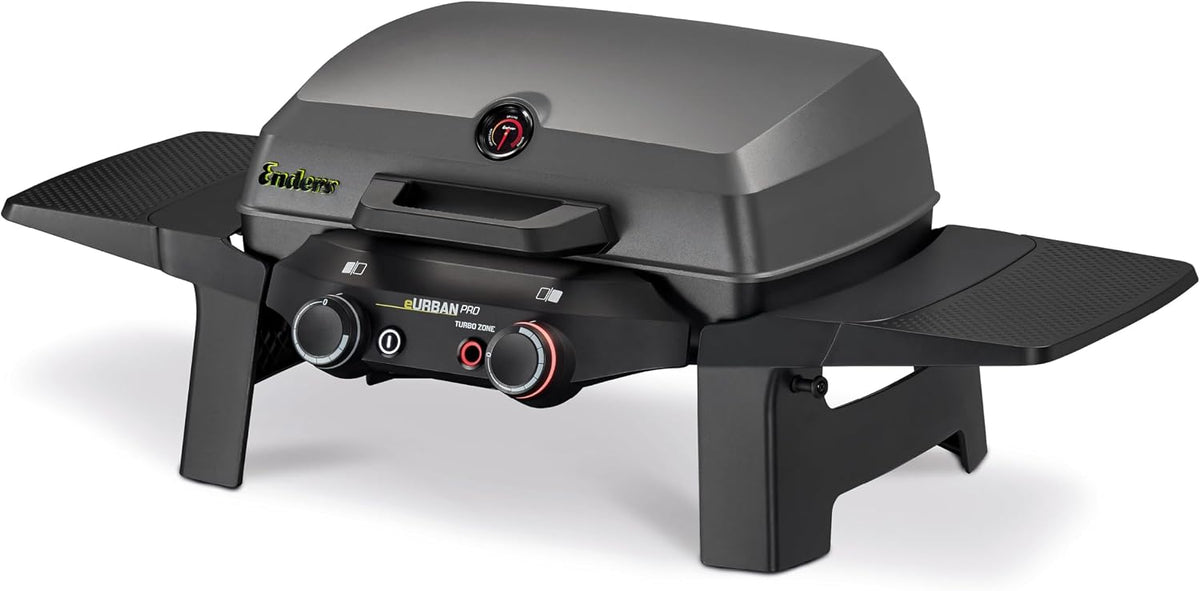 Enders eURBAN PRO 2 Turbo Elektrogrills, mit LED, Schwarz/Grau