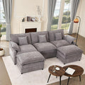 Sofa, für das Wohnzimmer, Grau, Litbird