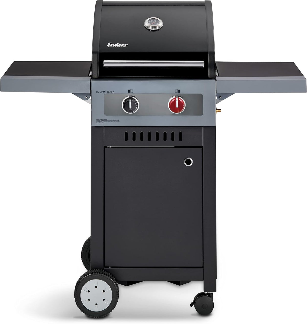 Enders Erdgasgrills, für die Küche, aus Edelstahl und Stahl, Schwarz/Grau