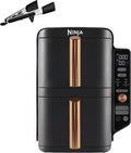 Ninja SL400EUCP Heißluftfritteuse, 9,5 L, 10,3 kg, Schwarz/Kupfer