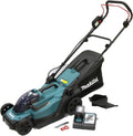 Makita DLM330RM Rasenmäher, 18 V, 4,0 Ah, Blau/Schwarz