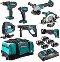 Makita DDF482 Werkzeugsets, Schwarz/Blau/Silber