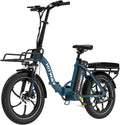 E-Bike IP54, 250 W, 20 Zoll, klappbar, mit App-Steuerung, Blau/Schwarz, HITWAY