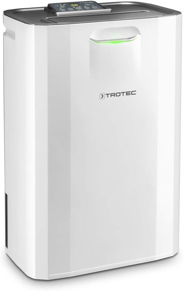 TROTEC Luftentfeuchter, 9 L, 20 m², 50 m³, Weiß