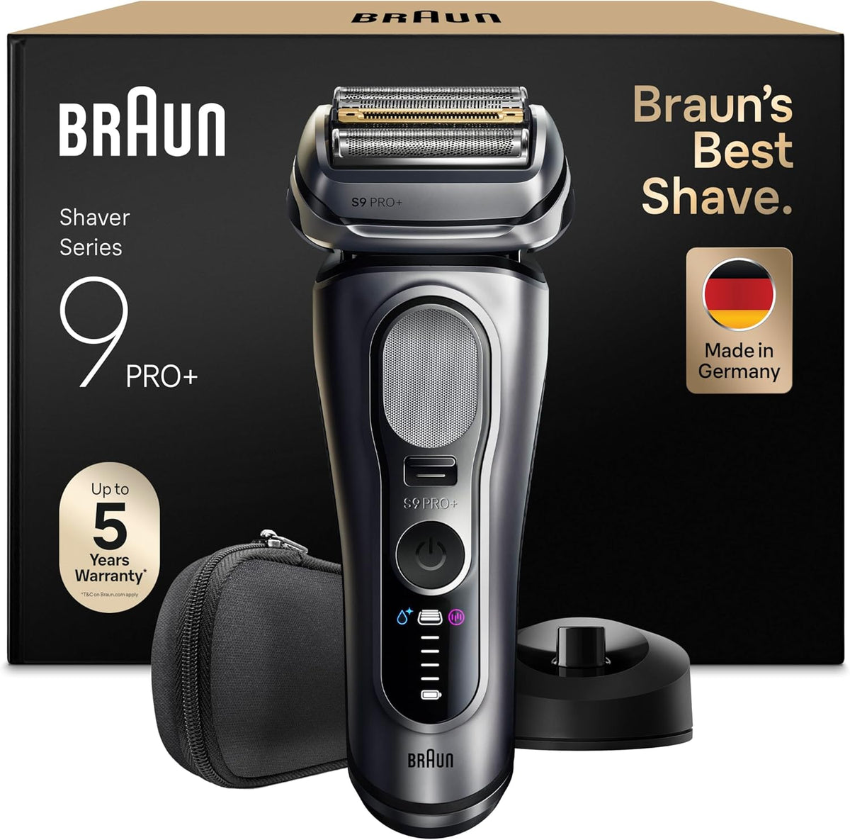 Braun Folienrasierer, wasserdicht, Silber
