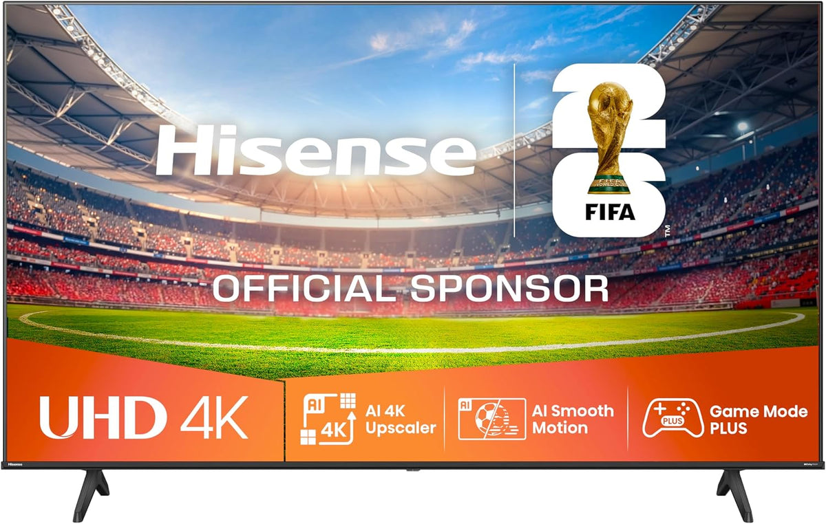 Hisense DVB-C/S/S2/T/T2 Smart-TV, 43 Zoll, 60 Hz, 108 cm, mit WLAN, Schwarz