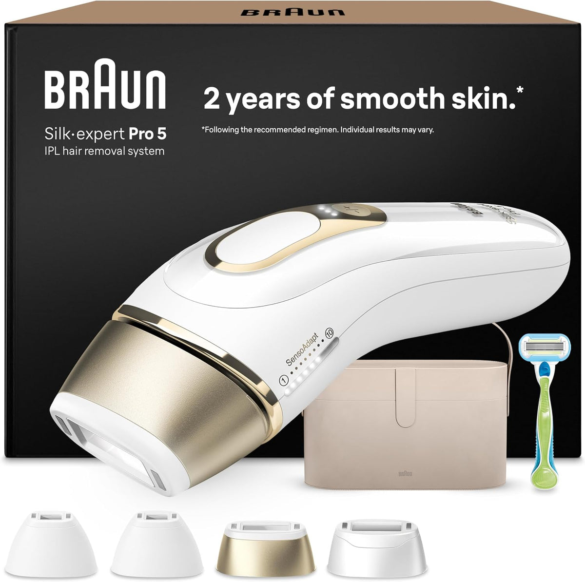 Braun PL5342 Systeme, Weiß/Gold