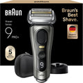 Braun Folienrasierer, aus Metall, wasserdicht, Silber/Schwarz
