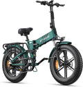 ENGWE E E-Bike, 16 Ah, 0 Zoll, bürstenlos, Grün/Schwarz