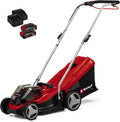 Einhell Rasenmäher, 25–65 mm, 30 L, 36 V, 2,5 Ah, klappbar, kabellos, Rot/Schwarz/Silber