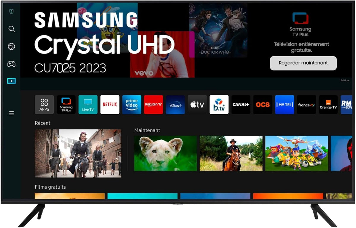 Samsung Smart-TV, 43 Zoll, 108 cm, Schwarz, mit LED