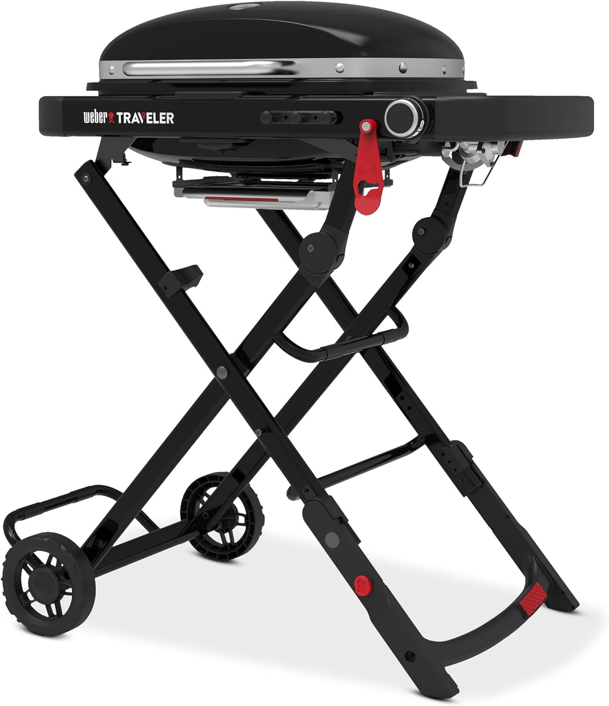 Weber Erdgasgrills, 52 × 36 cm, 81 cm, klappbar, Schwarz