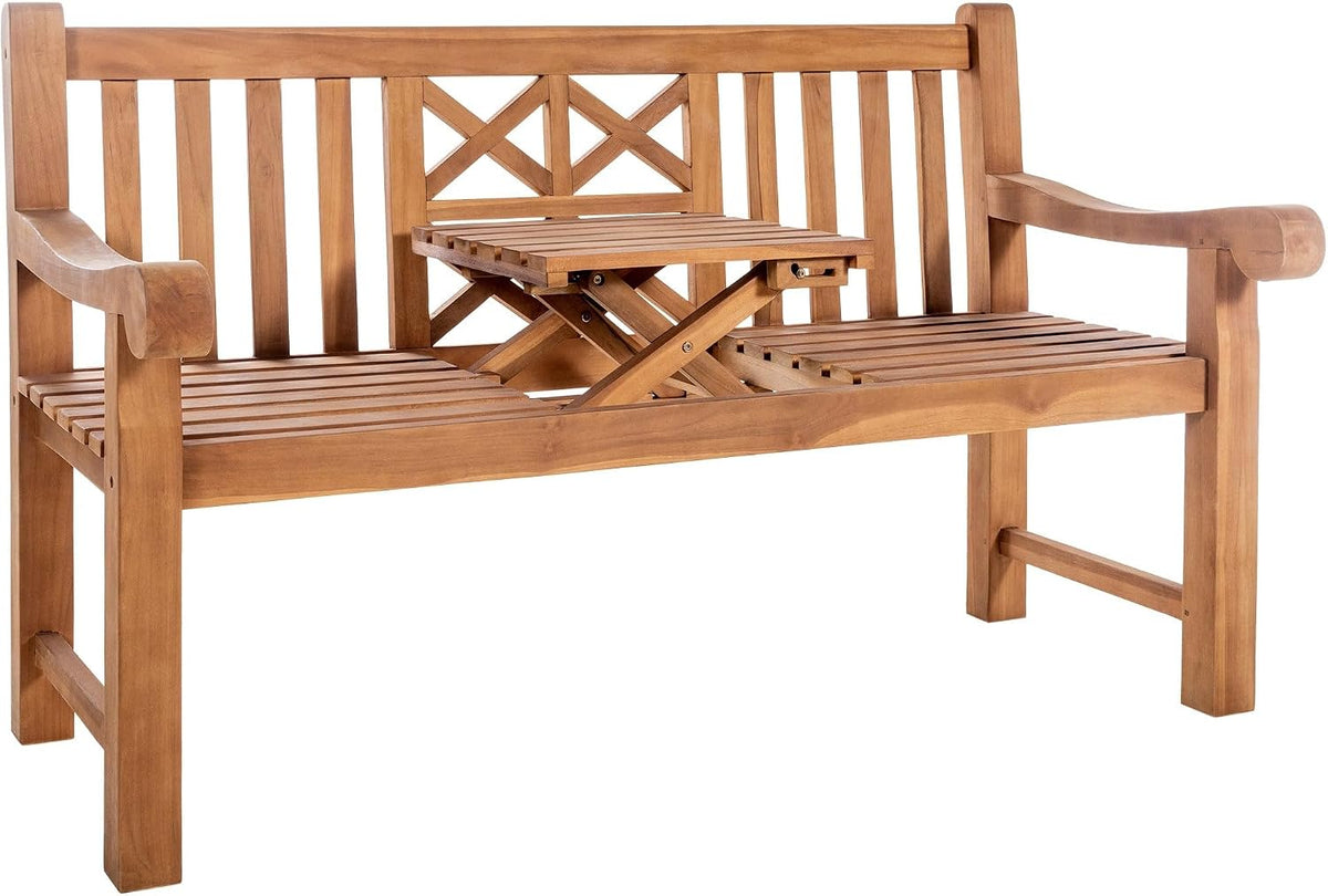 Bänke, für den Garten, Teak, CLP