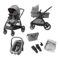 Kinderkraft Kinderwagen-Set, bis 22 kg, klappbar, verstellbar, Grau