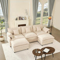 Sofa, für das Wohnzimmer, Beige, Litbird