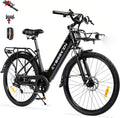 Cyseekin S10 E-Bike, 250 W, 48 V, 499,2 Wh, höhenverstellbar, bürstenlos, Schwarz