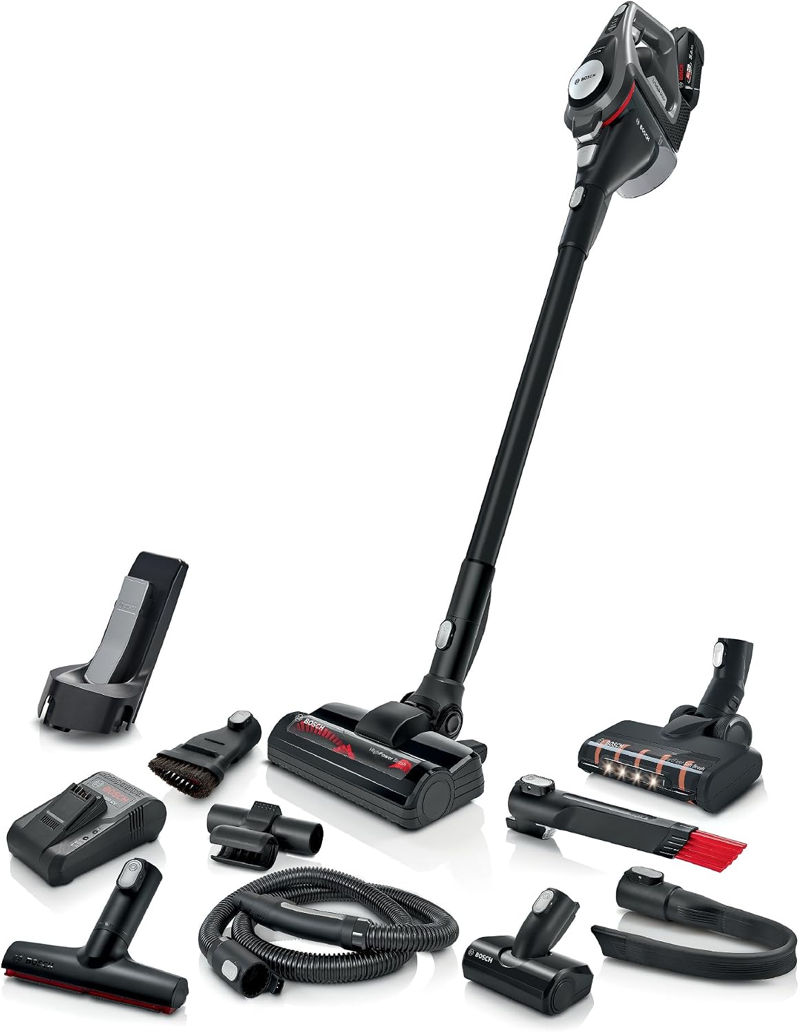 Bosch BSS825MULT Staubsauger, 5.0 Ah, kabellos, Schwarz
