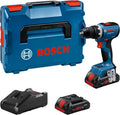 Bosch ProCORE18V Akku-Bohrschrauber, 4.0 Ah, bürstenlos, Blau/Schwarz/Rot